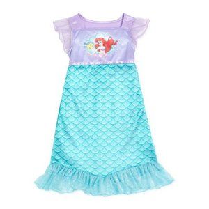 Toddler Girls' Disney Princess Fantasy Ariel Little Mermaid NightGown 2T